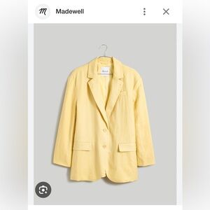 The Oversized Blazer in 100% Linen